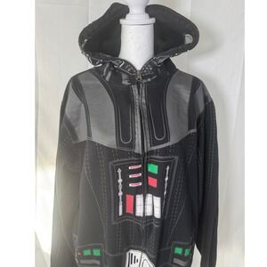 Star Wars Darth Vader Full Zip Hoodie Adult Size L